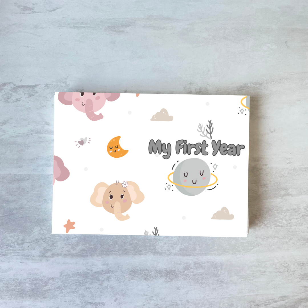 "My First Year" Hardcover Book