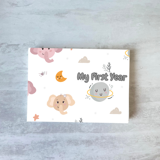 "My First Year" Hardcover Book