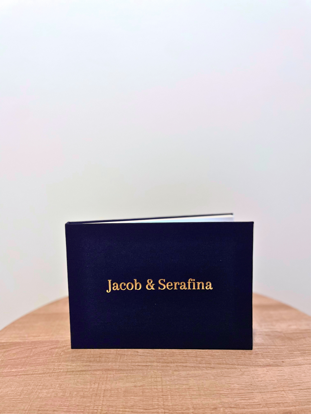 Personalized Luxury Linen Book